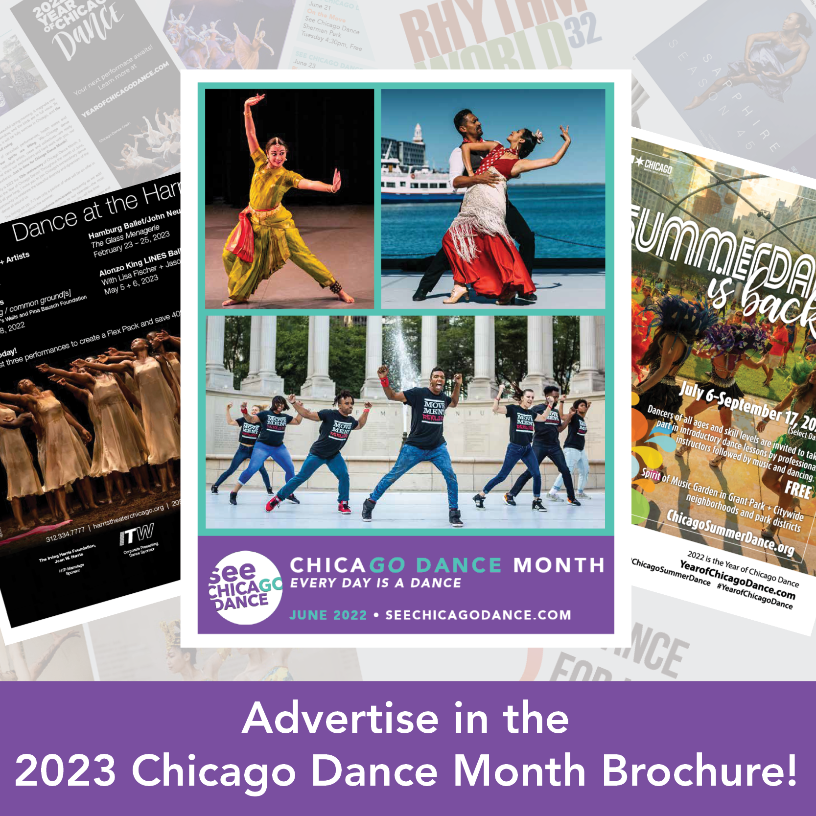 Advertise in Chicago Dance Month Brochure