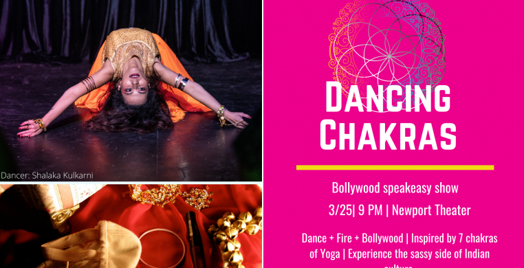 Dancing Chakras show at Newport Theater in Chicago on March 25