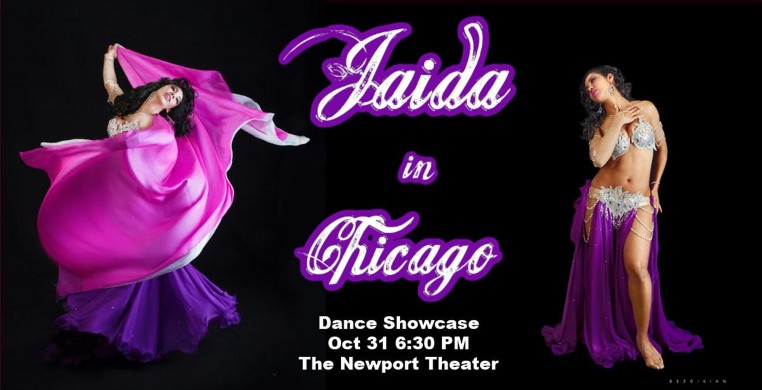 Jaida of NYC in Chicago community dance showcase presented by Bellydance By Phaedra