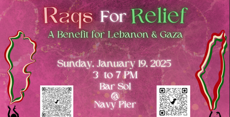 Raqs for Relief: A Dance & Music Benefit Hafla for Lebanon and Gaza