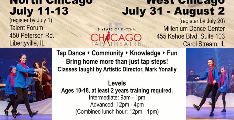 Chicago Tap Theatre Summer Intensives 2018 