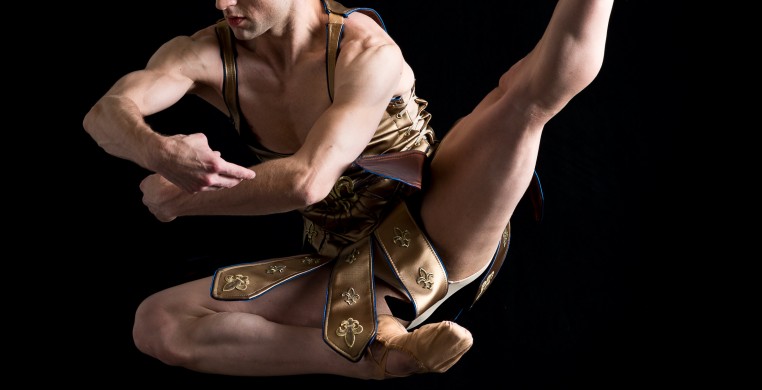 Elements Contemporary Ballet's 10th Anniversary Concert. Dancer Joseph Caruana. Photo by Topher Alexander.
