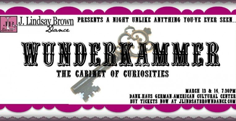Advertisement for "WUNDERKAMMER: The Cabinet of Curiosities" 