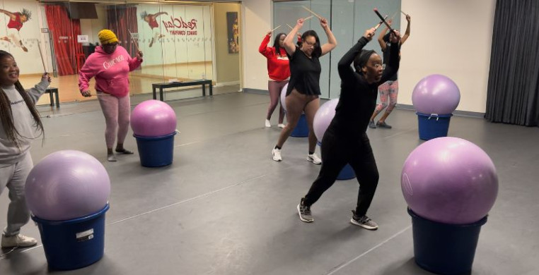 Afro Cardio Drumming class at Red Clay Dance Center