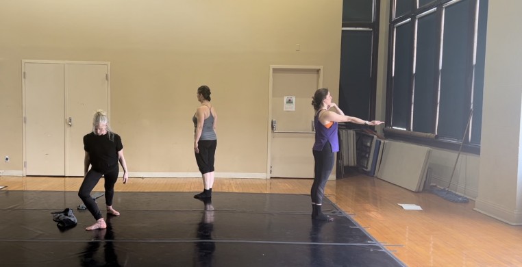 Zephyr dancers in rehearsal