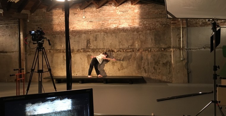 Wall Dance film shoot still