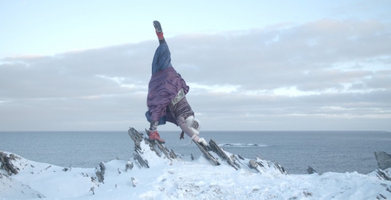 Swiss dancer and choreographer Flavia Devonas Hoffmann, pictured, presents "Human Habitat," a short film set in the Actic and presented as part of the 8th In/Motion International Dance Film Festival. 