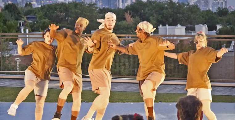 Chicago Dance Crash performing on the rooftop of Lakeshore Sport & Fitness (Handout)