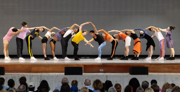 “The Times Are Racing,” with Joffrey Ballet Chicago Company Artists; Photo by  Katie Miller.