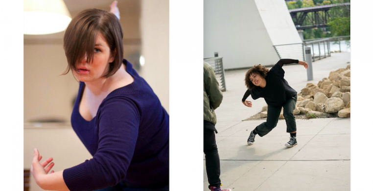 Maggie Bridger (left, photo by Shawn Guiney) and Rahila Coats (right, photo by Bill Cameron) will create new choreography for Synapse Arts. They join a long list of "New Works" alumni to have worked on the 10+ year initiative.