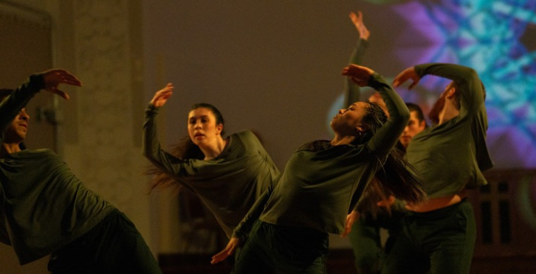 "Up Again, Down Again, Up Again," with Neocortex Dance Theatre Company; Photo by Michelle Reid