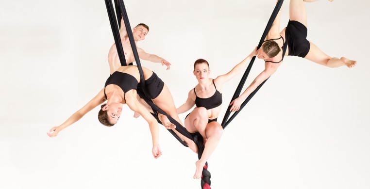 Aerial Dance Chicago and Elements Ballet in "AYA" 
