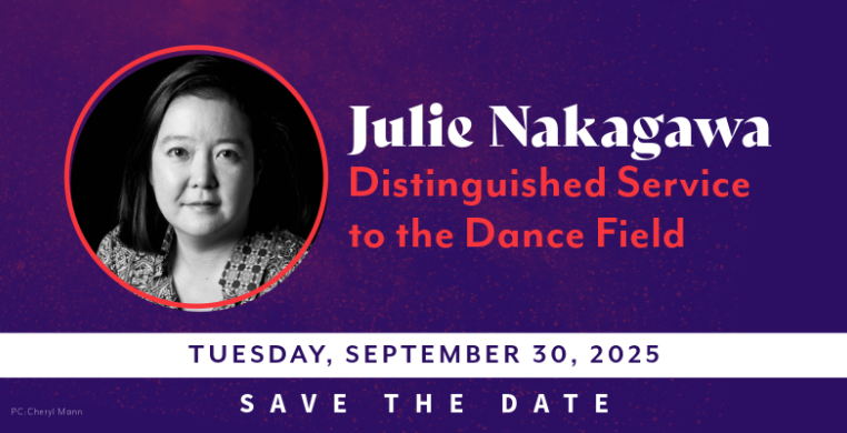 Julie Nakagawa, 2025 Distinguished Service to the Dance Field Award Recipient