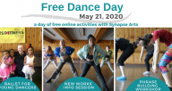 Synapse Arts Free Dance Day May 21 banner