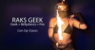 Fire dancer in Mortal Kombat cosplay