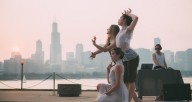 House of DOV gave their inaugural Chicago performance outside Adler Planetarium. Photo by Michelle Reid.
