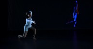 Loyola dancer Naomi Alvarado in a screen shot from "Mic Check 1.2," a film by dance and biology major Masha Bandouil. The film premieres as part of the University's fall virtual dance concert.