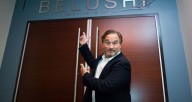 Jim Belushi at the official unveiling of the Belushi Performance Hall.