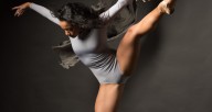 Elements Contemporary Ballet dancer April Falcon. Photo by Topher Alexander.